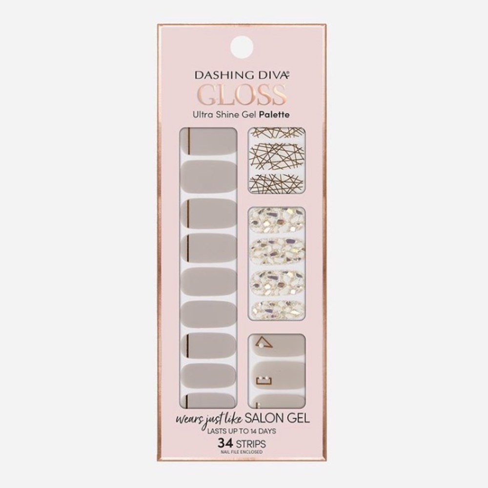 Dashing Diva Ultra Shine Nail Strips- All Lined Up